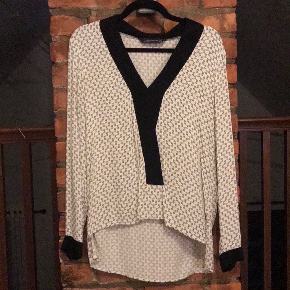 Zara printed blouse